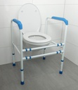 *Regelbaar toiletkader, epoxy wit