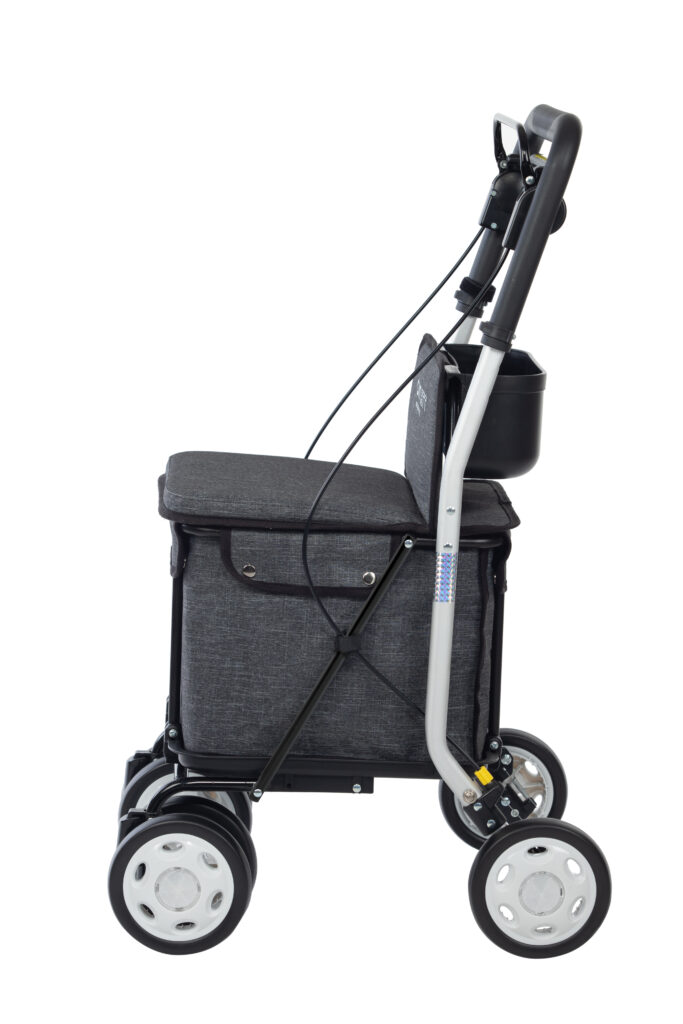 *Lett800 4 wiel rollator (6 kg, 49 cm breed)