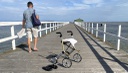 *Let's Go Out 4 wiel rollator (6,2 kg)