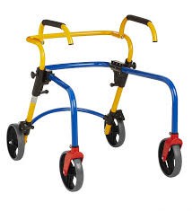 *Kids omgekeerde 4-wiel rollator Pluto 2