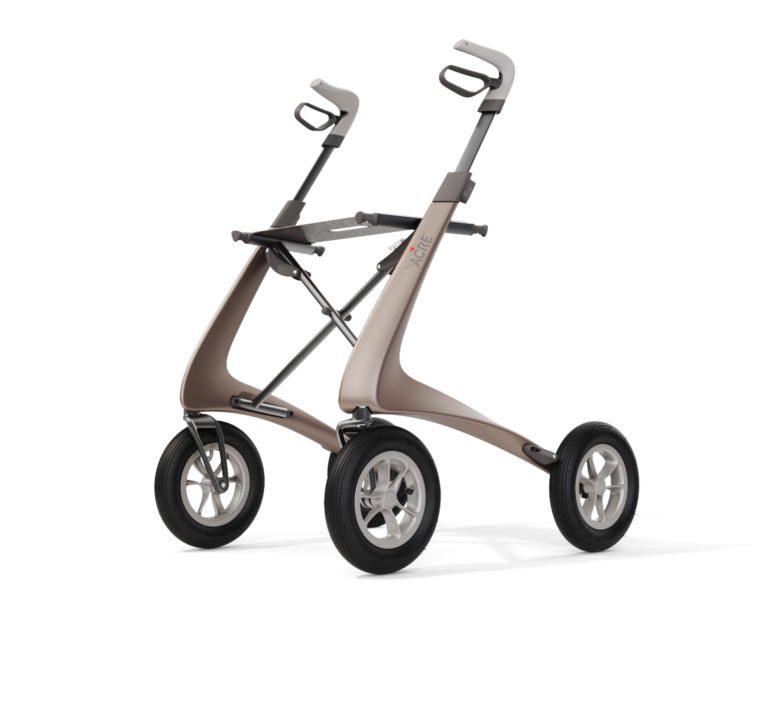 *Carbon Overland 4 wiel rollator (6,7 kg)