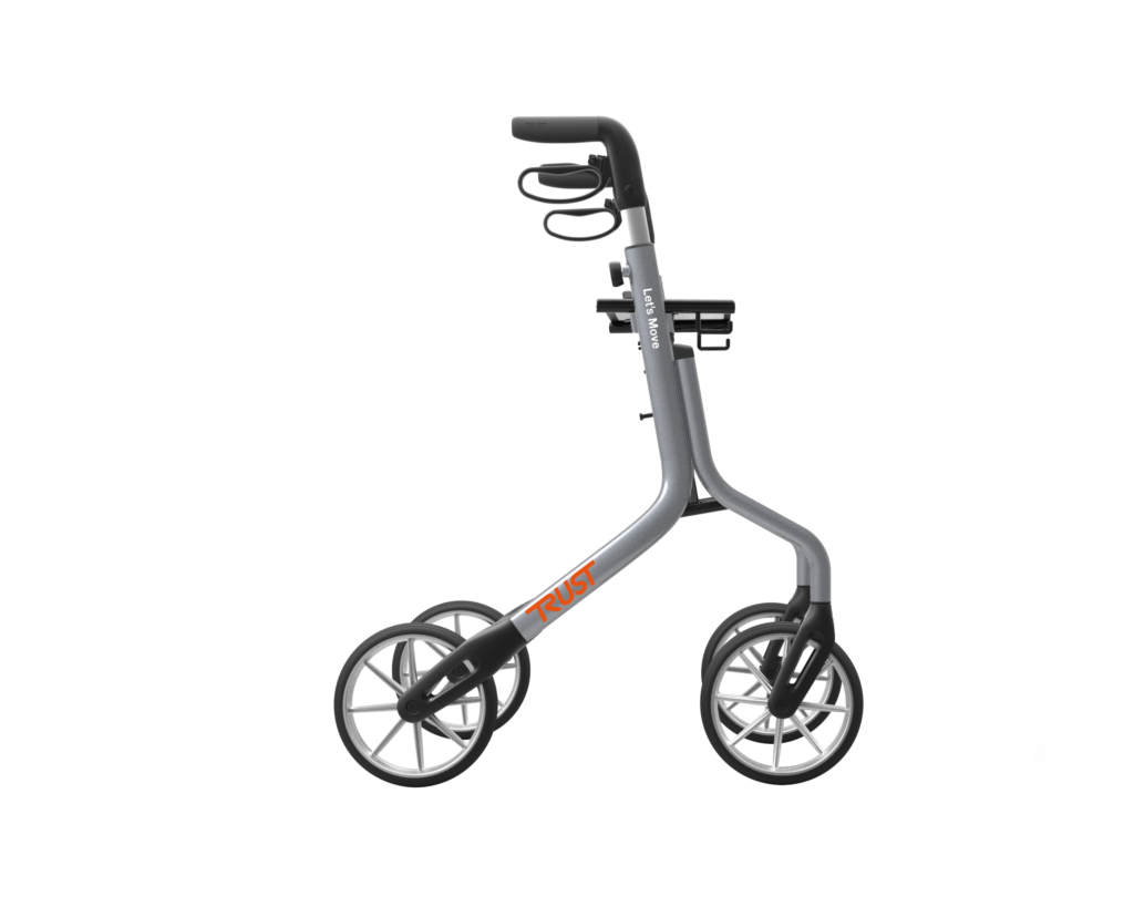 *Let's Move 4 wiel rollator (5,4 kg)