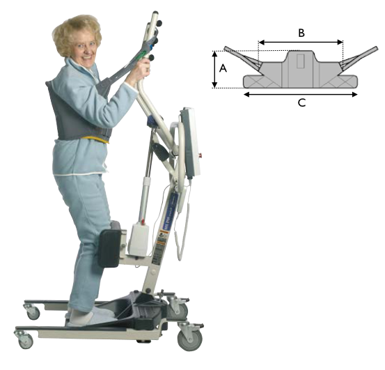 *Gordel voor actieve lift Invacare Isa